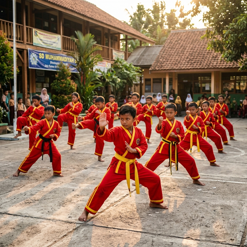 Juara 1 Pencak Silat Putra